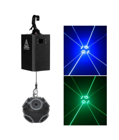 Kinetic Football With Laser Light D21 см — кинетический мяч с лазером RGB 500 мВт