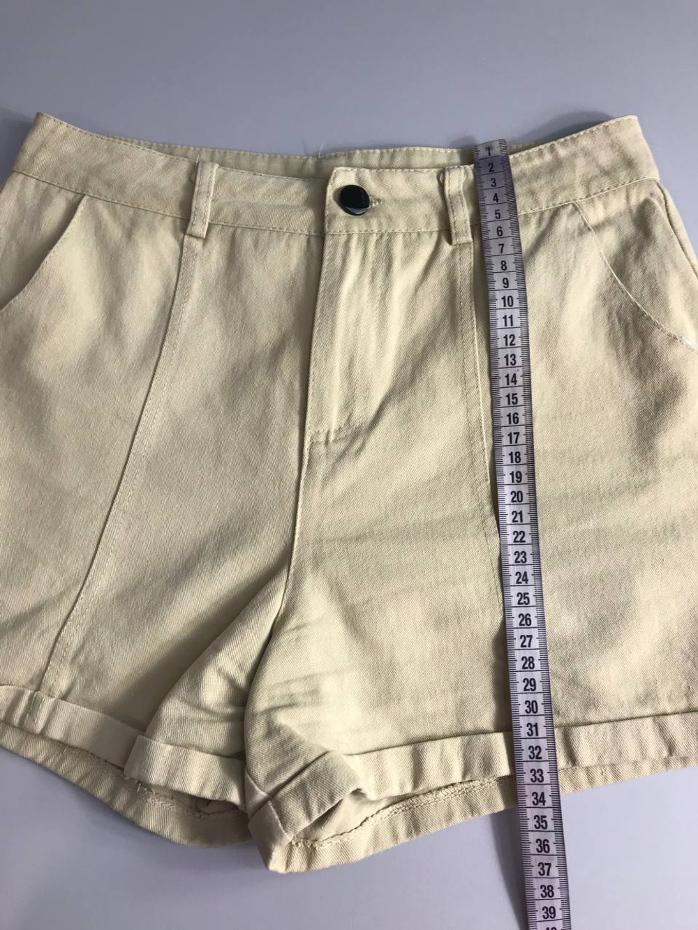 Шорты джинсовые для города, визуально на 44 размер