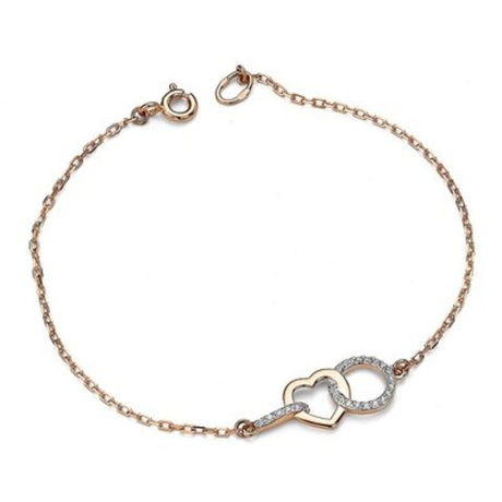 Колье из золота с фианитами