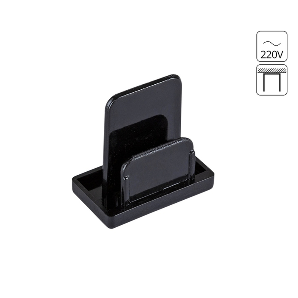Заглушка для шинопровода чёрная Arte Lamp TRACK ACCESSORIES накладной ТС