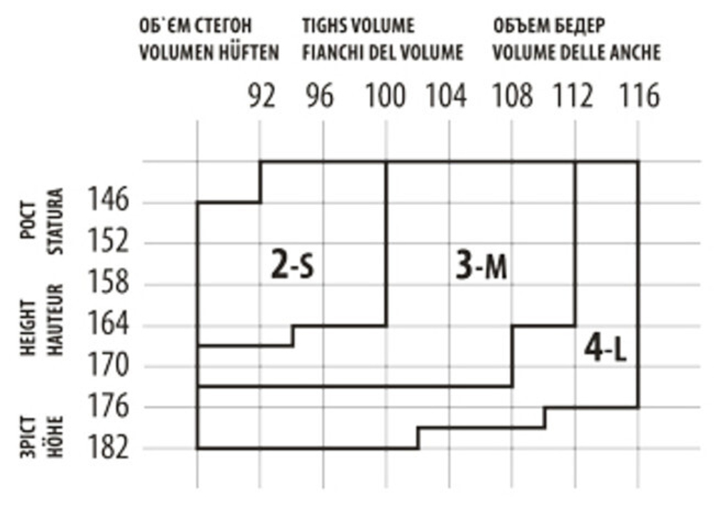 Колготки с имитацией чулок Pari модель N16 3-M (60 den) (Цвет: черный)