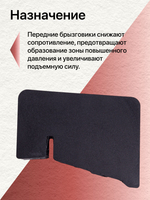 Передний левый брызговик (аэродинамических щитков) заднего колеса для Nisssan Qashqai J10 (1 поколение/рестайлинг) 2006-2013, 76856BR00A/76857BR00A