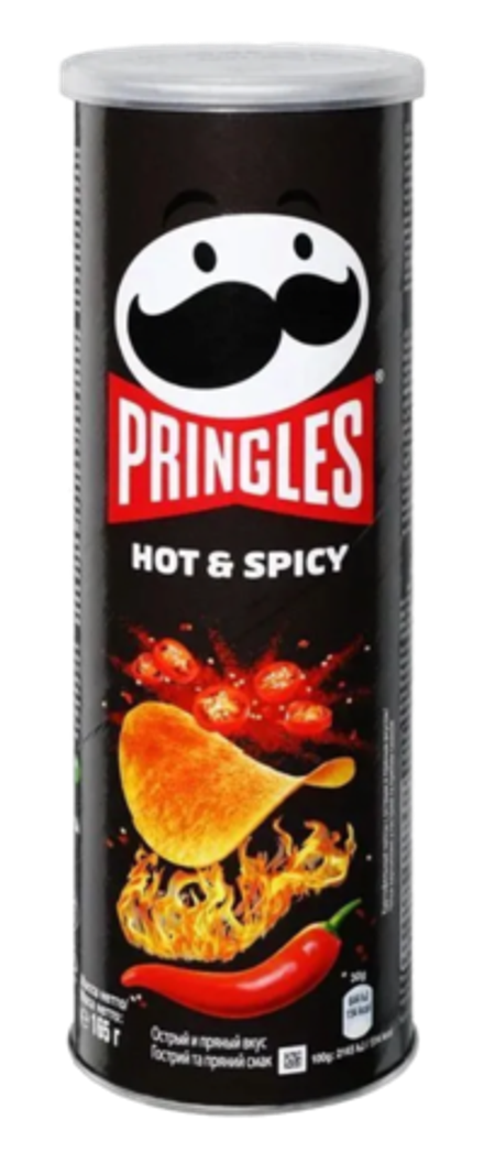 Чипсы Pringles Пряные и Острые