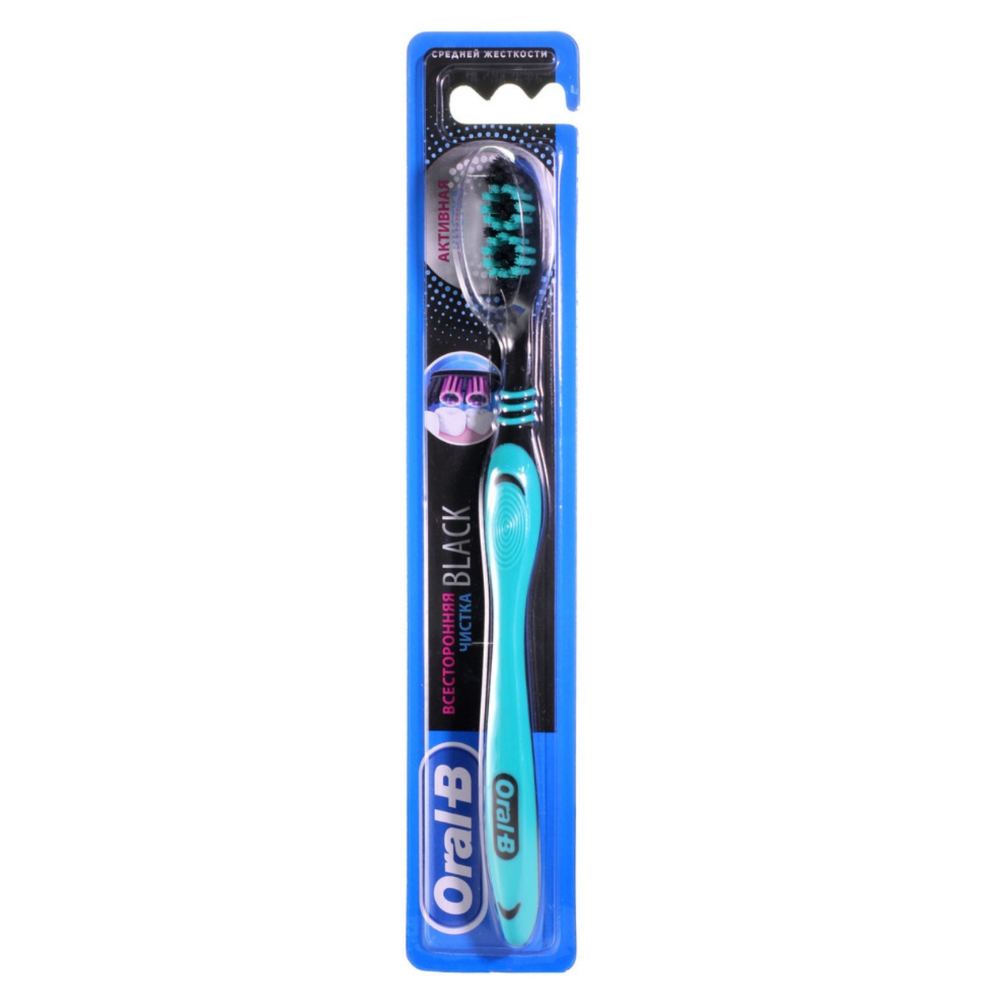 Зубная щетка Oral-B Блэк всесторонняя чистка 1 шт