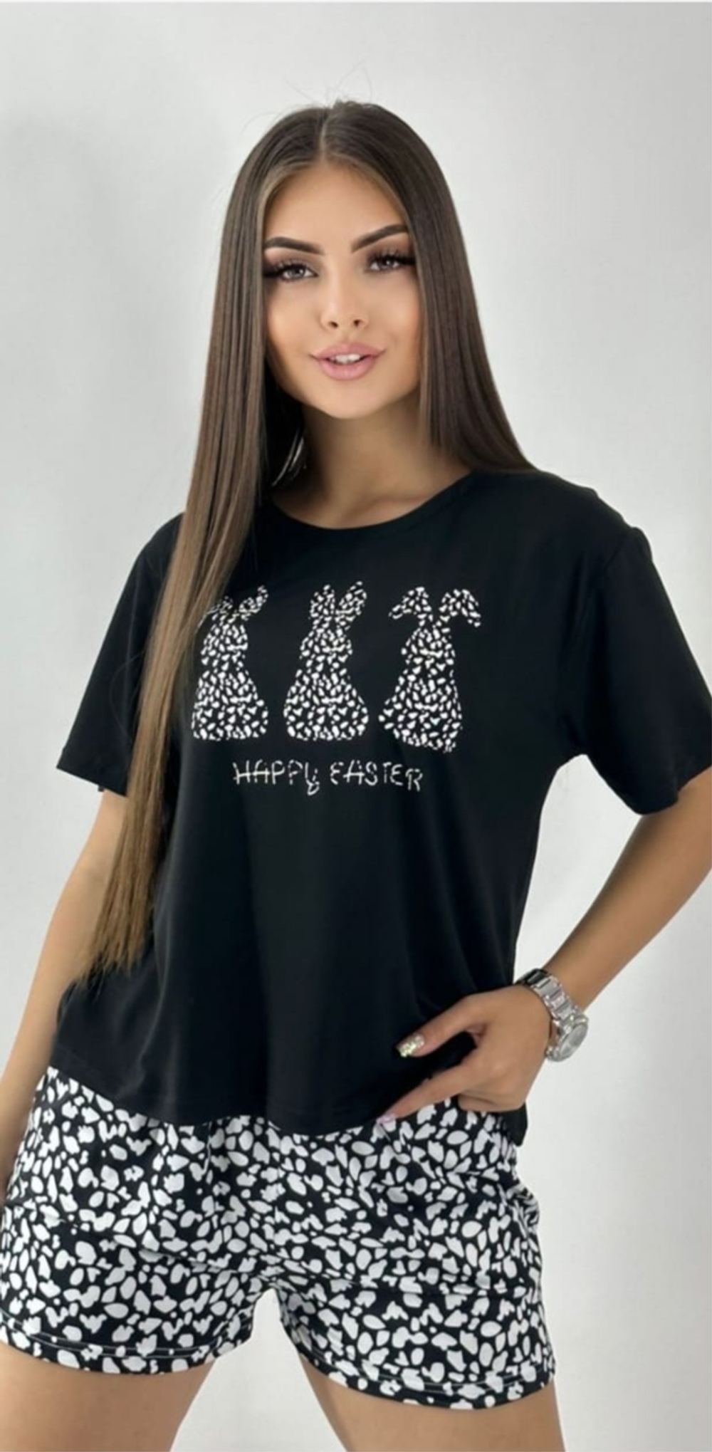 П/ж шорты+футболка В0205