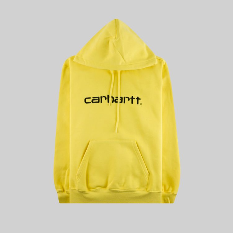 Толстовка мужская Carhartt WIP Hooded Sweatshirt артикул:I029419_yellow - купить в магазине Дайс