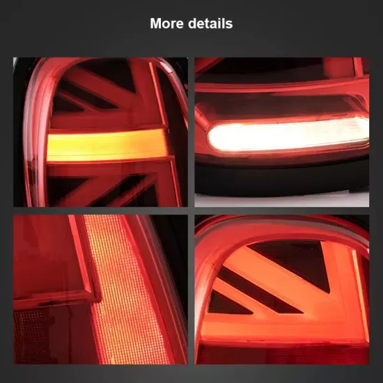 Задние фонари Мини Купер F55 F56 Union Jack 2013-2018 V1 type КРАСНЫЕ