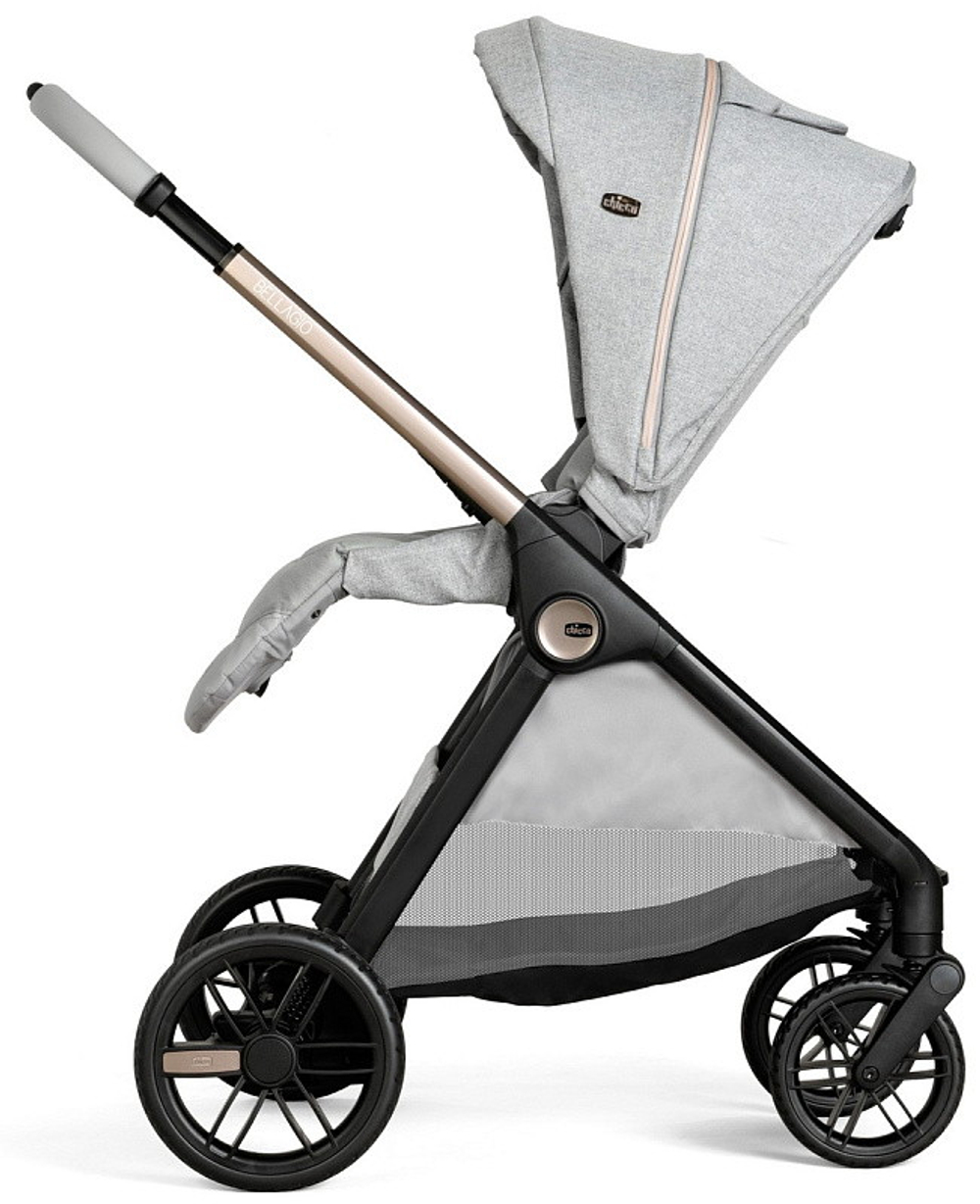 Коляска Chicco Bellagio 3 в 1 с автокреслом Kory Plus Black Satin Lunar Rock