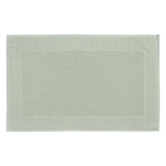 Коврик для ванной с фактурным бортиком мятного цвета из коллекции essential, 50x80 см