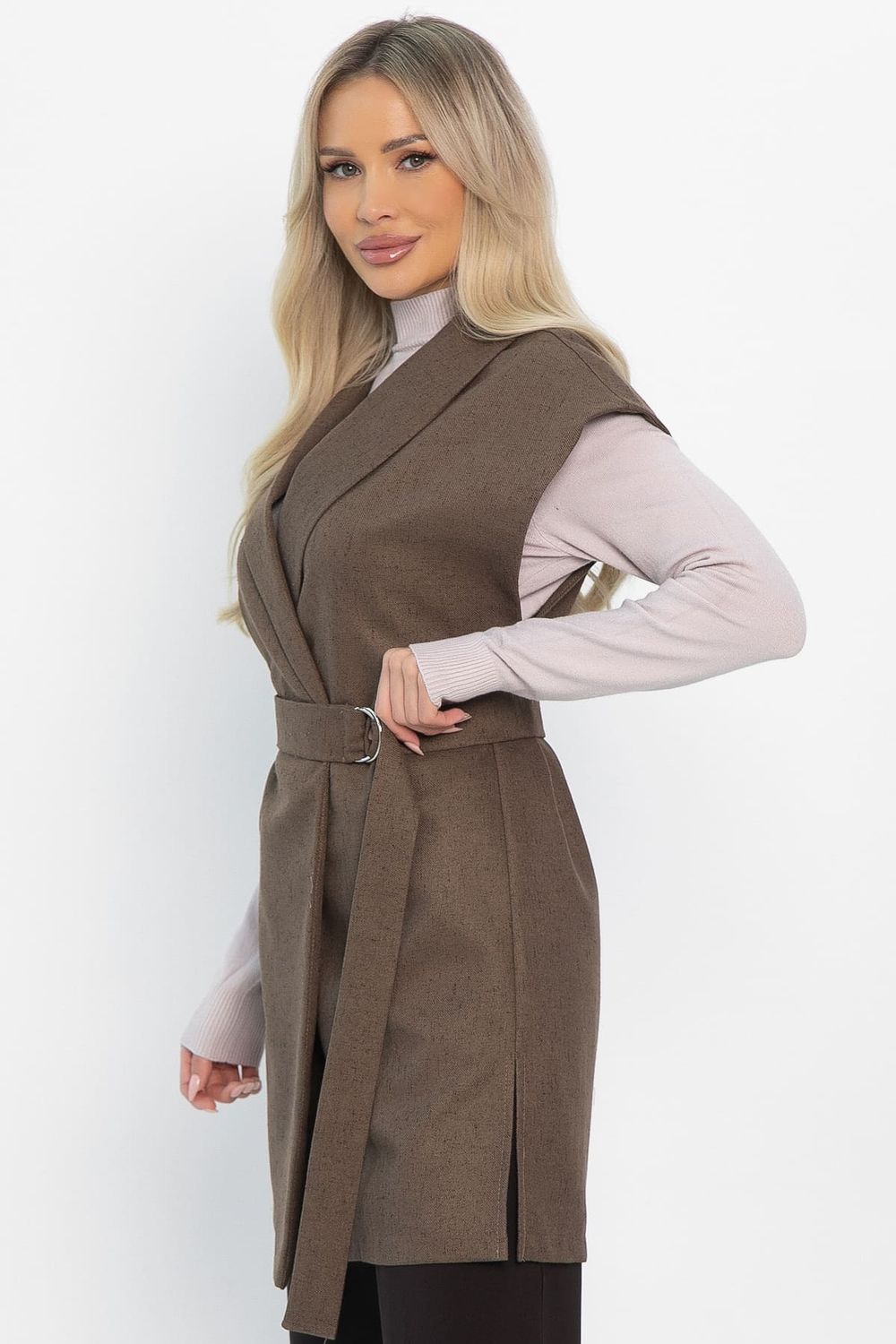 Жилет костюмный Жюлли (шоколад) Б14488-4М LT Collection