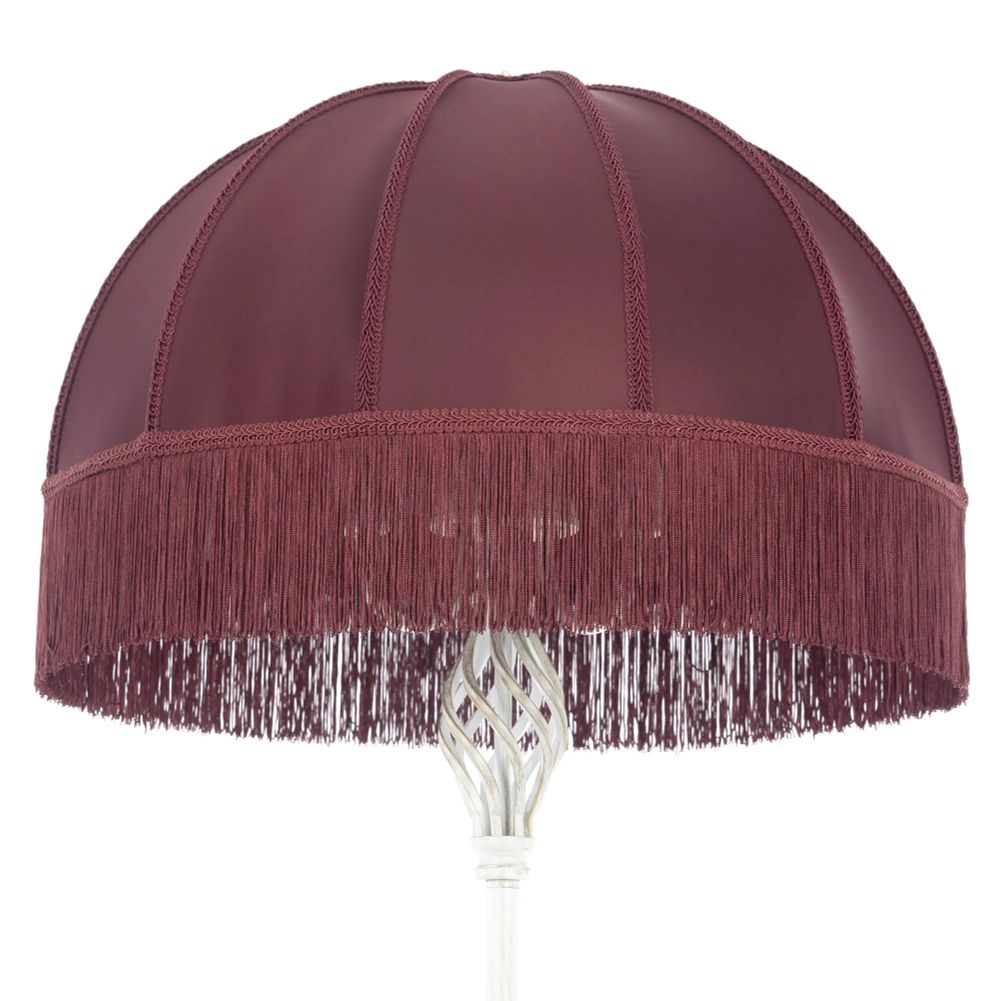 Citilux Базель CL407923T Торшер патина со столиком и красным абажуром