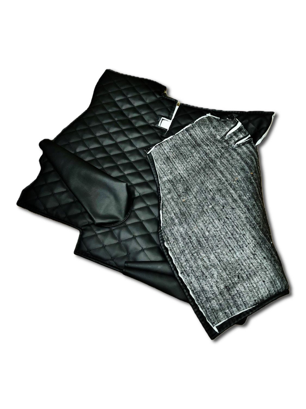 Коврик под рычаги КПП УАЗ 452, 3303 (синяя нить Бабочка)