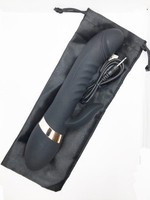 Супер-мощный женский пульсатор Kyleigh Vibrating Rod black (черный) (Цвет: черный)