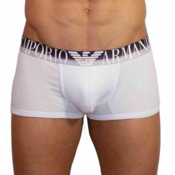 Мужские трусы хипсы белые Emporio Armani old