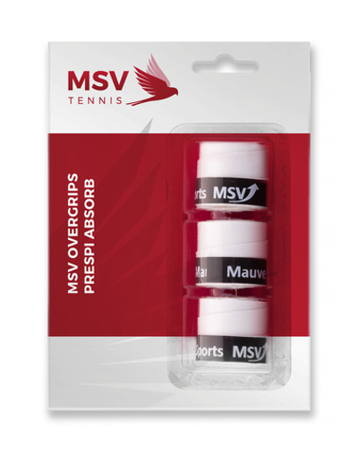 Теннисные намотки MSV Prespi Absorb Overgrip white 3P
