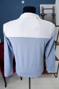 Джемпер-поло комбинированный 44 размер