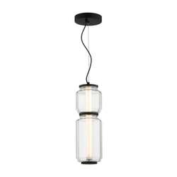 5409/20L HIGHTECH ODL_EX24 105 черный/прозрачный/металл/стекло/акрил Подвес LED 20W 3000K 1480Лм JAM