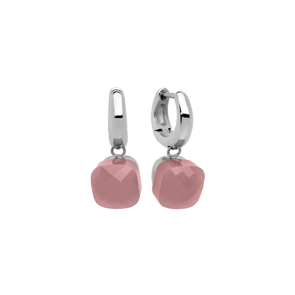 Серьги Qudo Firenze Dark Rose Opal 300018 R/S