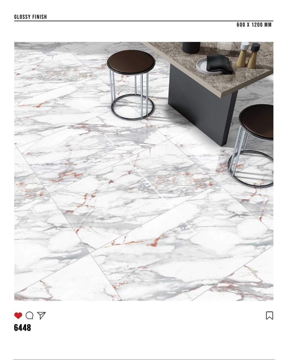 Керамогранит glossy №5, 60х120, 6448