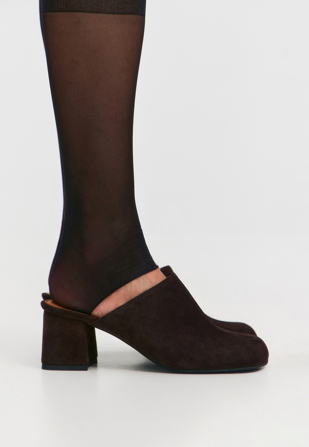 Мюли // Gloria // Chocolate // Suede