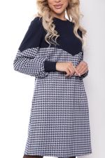 Платье "Игра на контрасте" (блю) П7946 LT Collection (Акция)