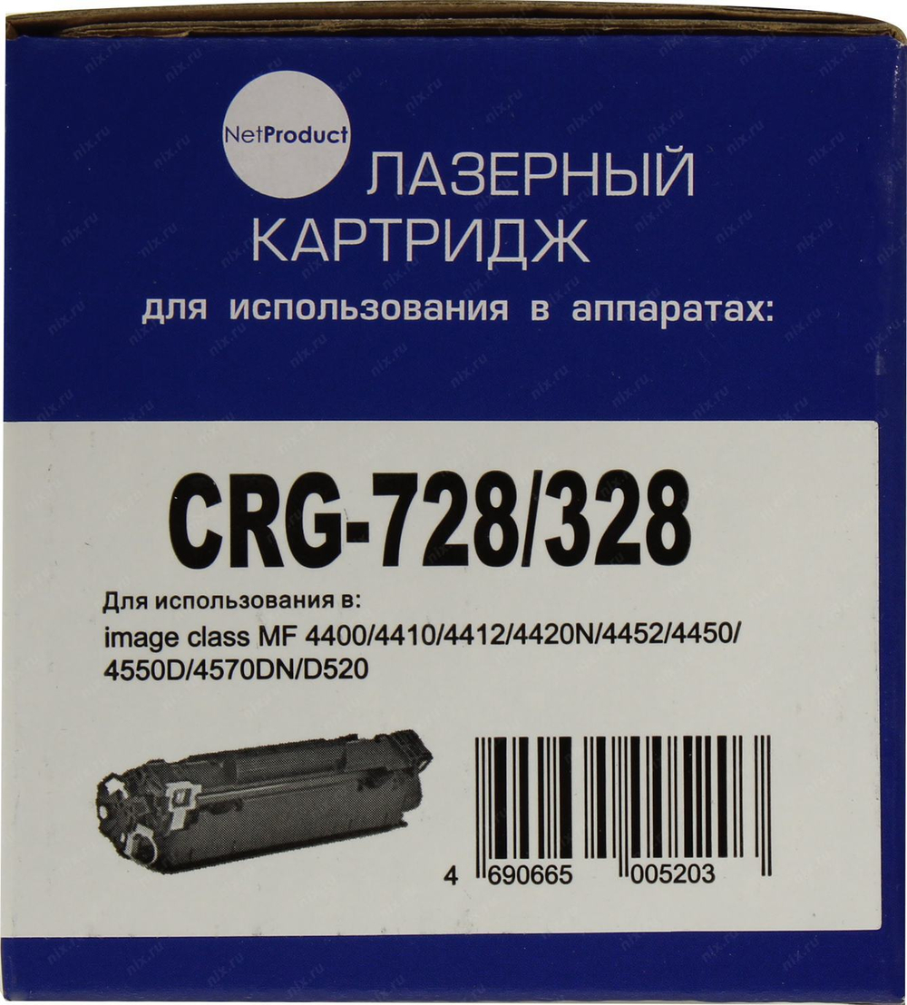 Картридж NetProduct CRG-728/328 для Canon MF4410/4430/4450/4550/4570/4580