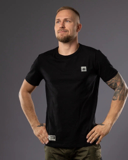 Футболка НОООЖ "Солнце" Черный