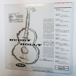 Винтажная виниловая пластинка LP Buddy Holly (Peggy Sue) (Japan 1976)