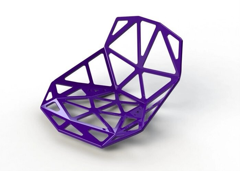 Сидение для стульев непрозрачное, цвет черный