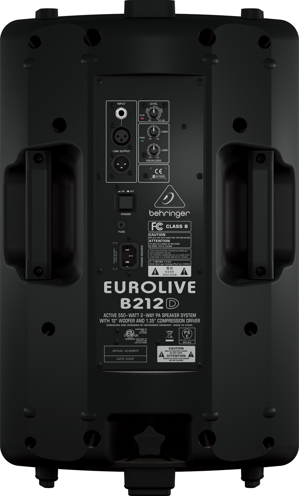 АКУСТИЧЕСКАЯ СИСТЕМА BEHRINGER B212D EUROLIVE