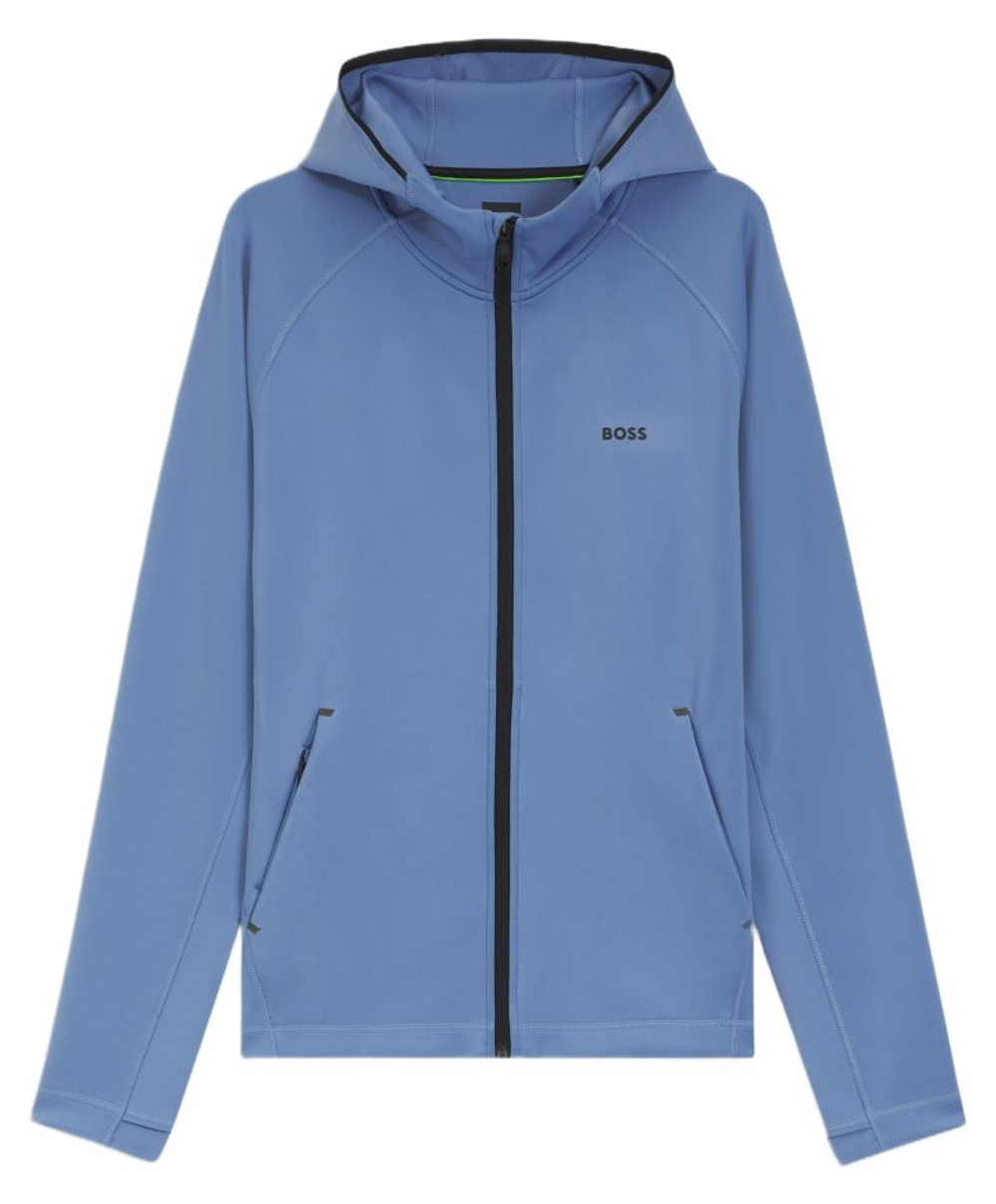 Мужская теннисная кофта BOSS Sicon Active - light/pastel blue