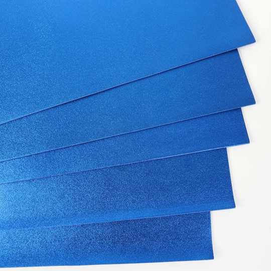 Фоамиран металлизированный 2 мм 60х70 см (Индиго)