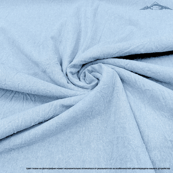Вареный (стираный) хлопок, цв.Светло-голубой | ш.250 см | 145 г/м² | хлопок-100%