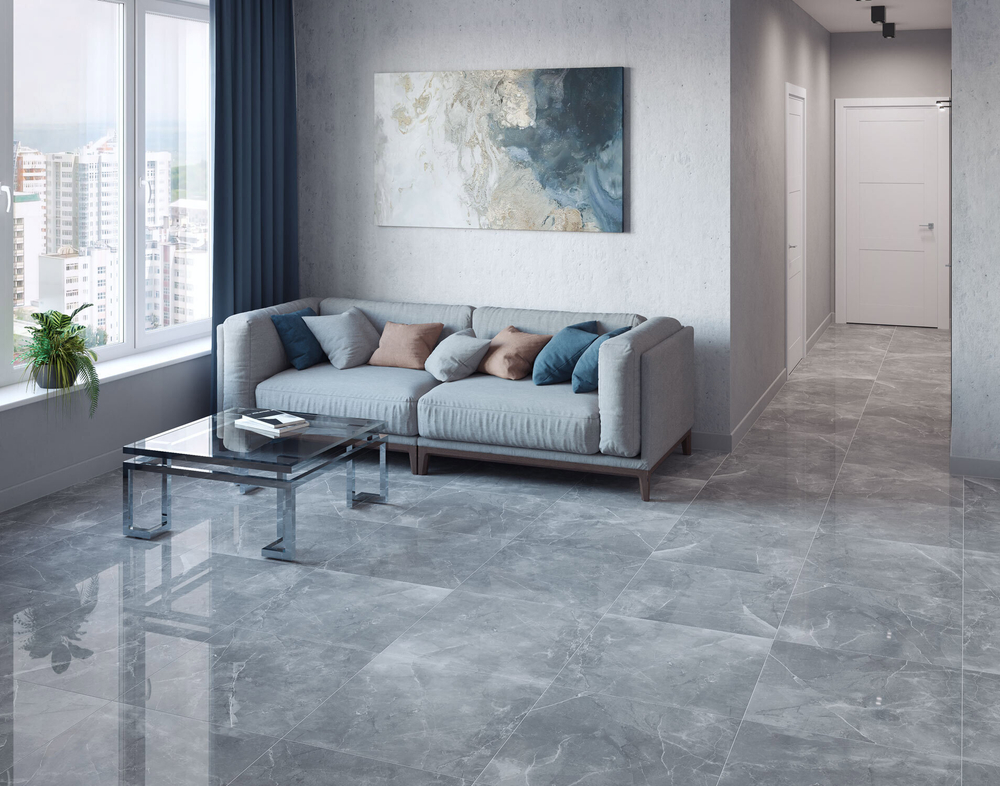 Керамогранит Incolor Imperial 60x60 см 1.44м² полированный цвет серый