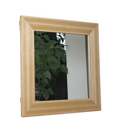 Зеркало большое настенное из бука