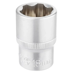 Головка 18мм (сорв.гр), 1/2'' Forsage F-54718