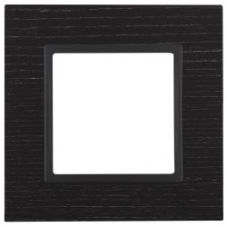 14-5301-05 ЭРА Рамка на 1 пост, дерево, Эра Elegance, чёрн.дерево+антр