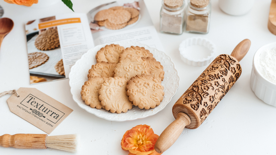 Рецепт домашнего песочного печенья с узором