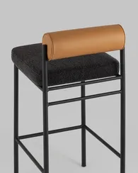 Полубарный стул Bau 65 см, темно-серый