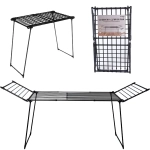 Сушилка для белья, раздвижная, 183-260*60*108 см, мах 20 кг, цвет черный