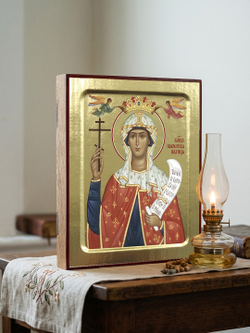 Икона Параскевы (с Ангелами), великомученицы на дереве: 125 х 160 (Синопсисъ)