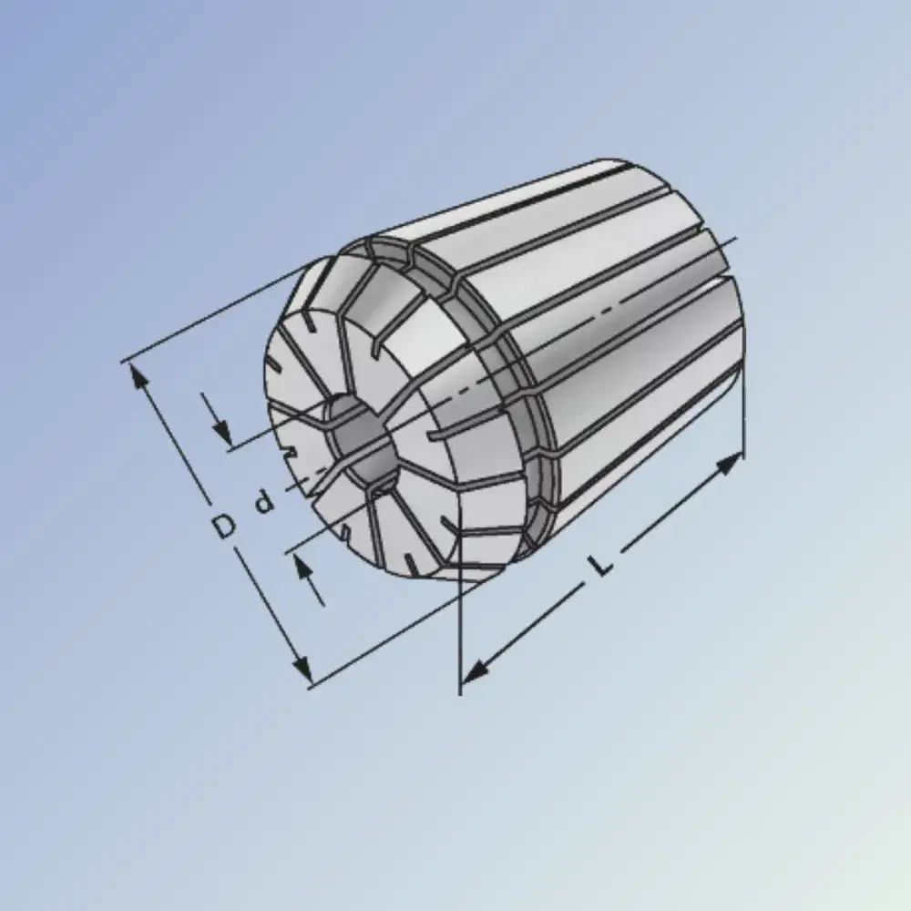 ER08 4.5 мм AA цанга с биением 0,008 высокоточная прецизионная