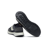 Кожаные кроссовки jace_runn BOSS BLACK - серый(50522863)