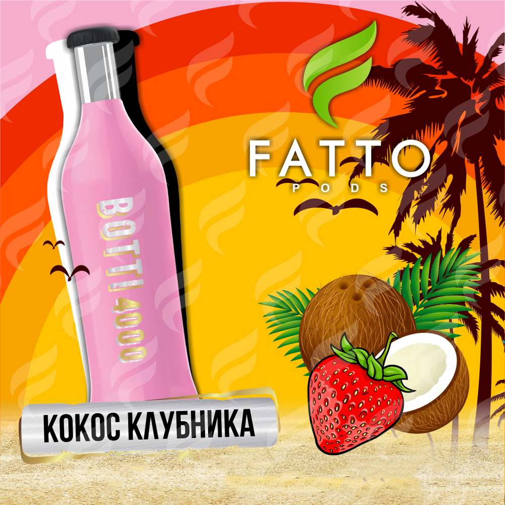 FATTO PODS BOTTI (2% nic) – Coconut Strawberry