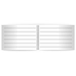 Тетрадь для нот А4, 24 л, обложка мелованный картон, горизонтальная, на гребне, BRAUBERG, "Котики", 404641