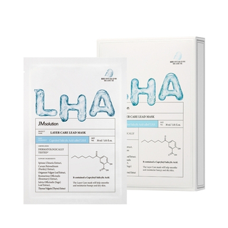 Тканевая маска с LHA кислотой JMSOLUTION Layer Care Lead Mask