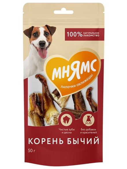 Лакомство Мнямс На каждый день для собак Корень бычий 50 г