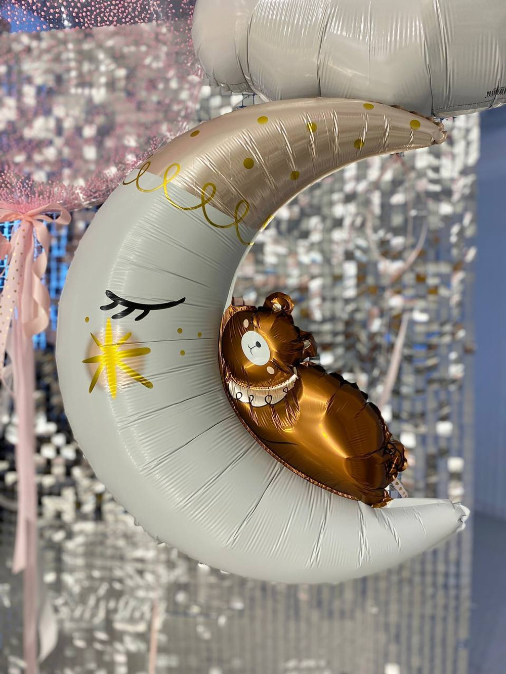 Воздушные шары на выписку дочери месяц/пупс/малыш №10