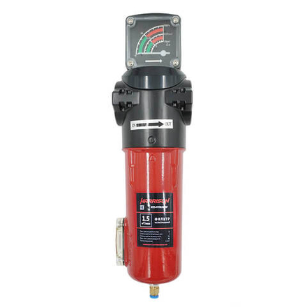 HRS-MFB1500IF Фильтр магистральный с датчиком загрязненности и автоматическим конденсатоотводчиком, производительность 1500 л/мин