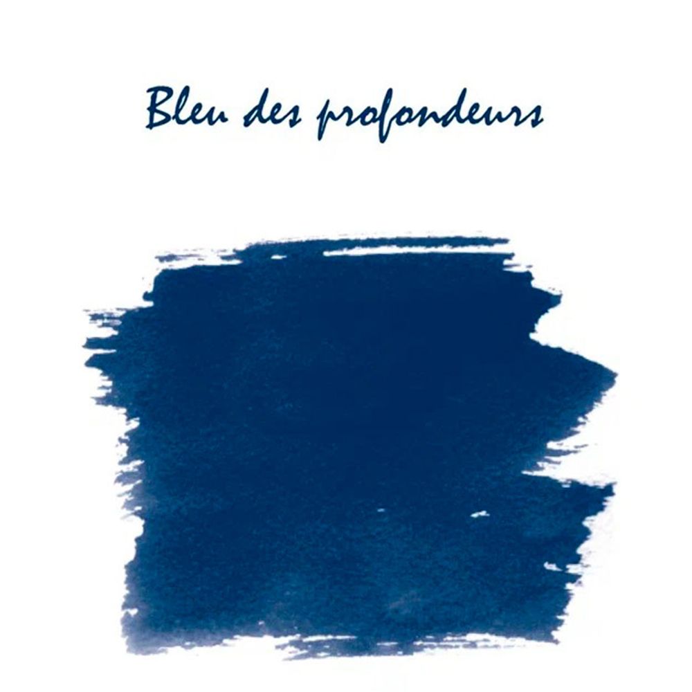 Чернила во флаконе Herbin 30 мл Bleu des profondeurs сине-черные (13018T) 1